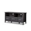 Baxton Studio Espresso TV Stand-Three Drawers 106-5370